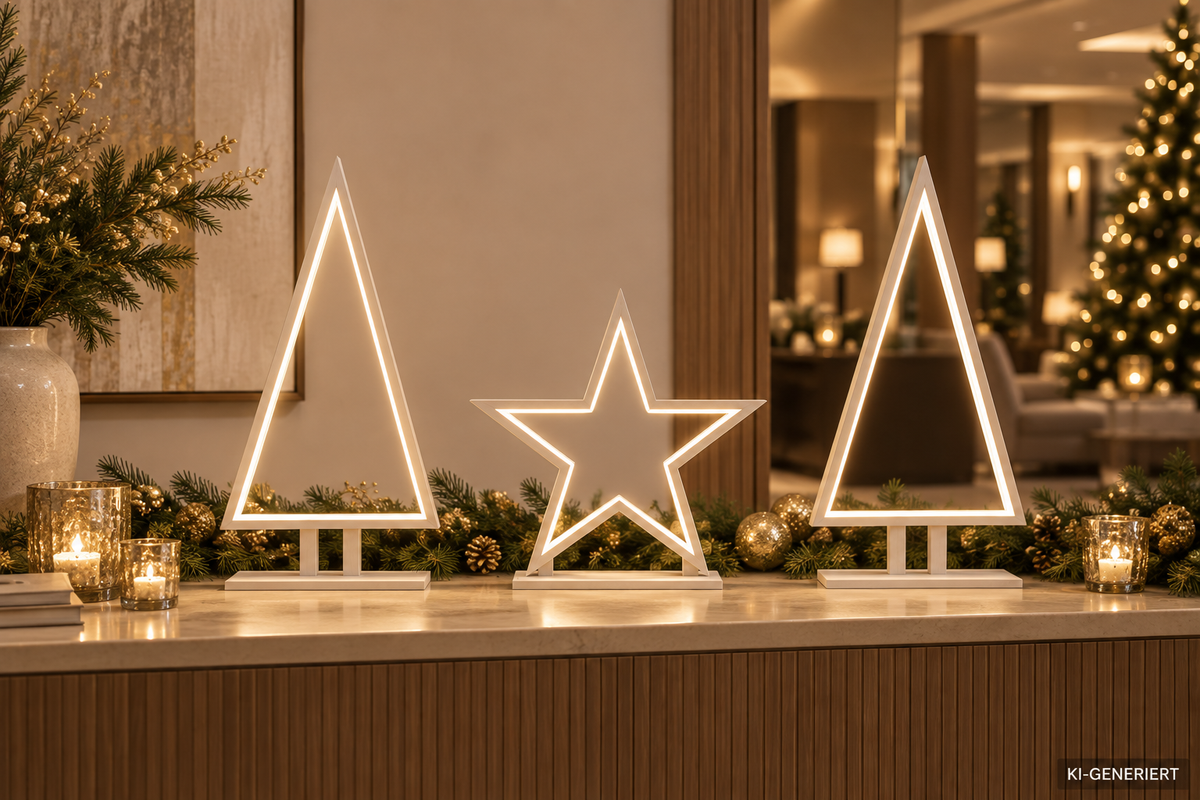 Leuchtende Dekoideen für die Weihnachtszeit: So wird aus Licht echte Weihnachtsstimmung