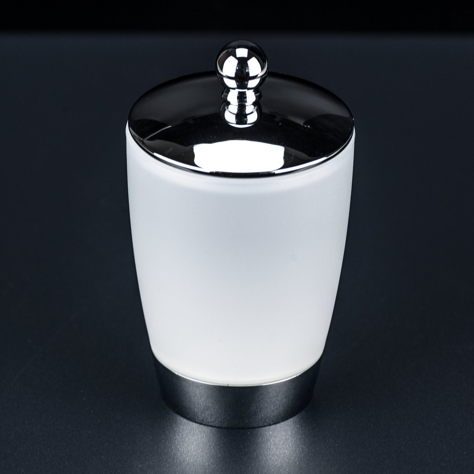 Wattedose Kosmetikdose Wattebehalter Dose m. Deckel Becher Kosmetikbox – stilvolles Wohnaccessoire & Dekoartikel aus Europa