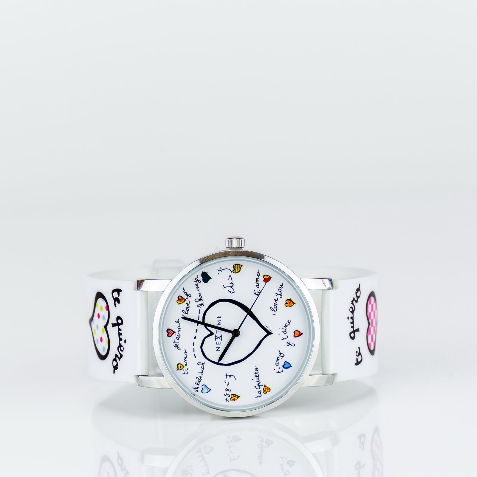 Armbanduhr Damen, Kinder Nextime 6008 Loving You m. neue batterie