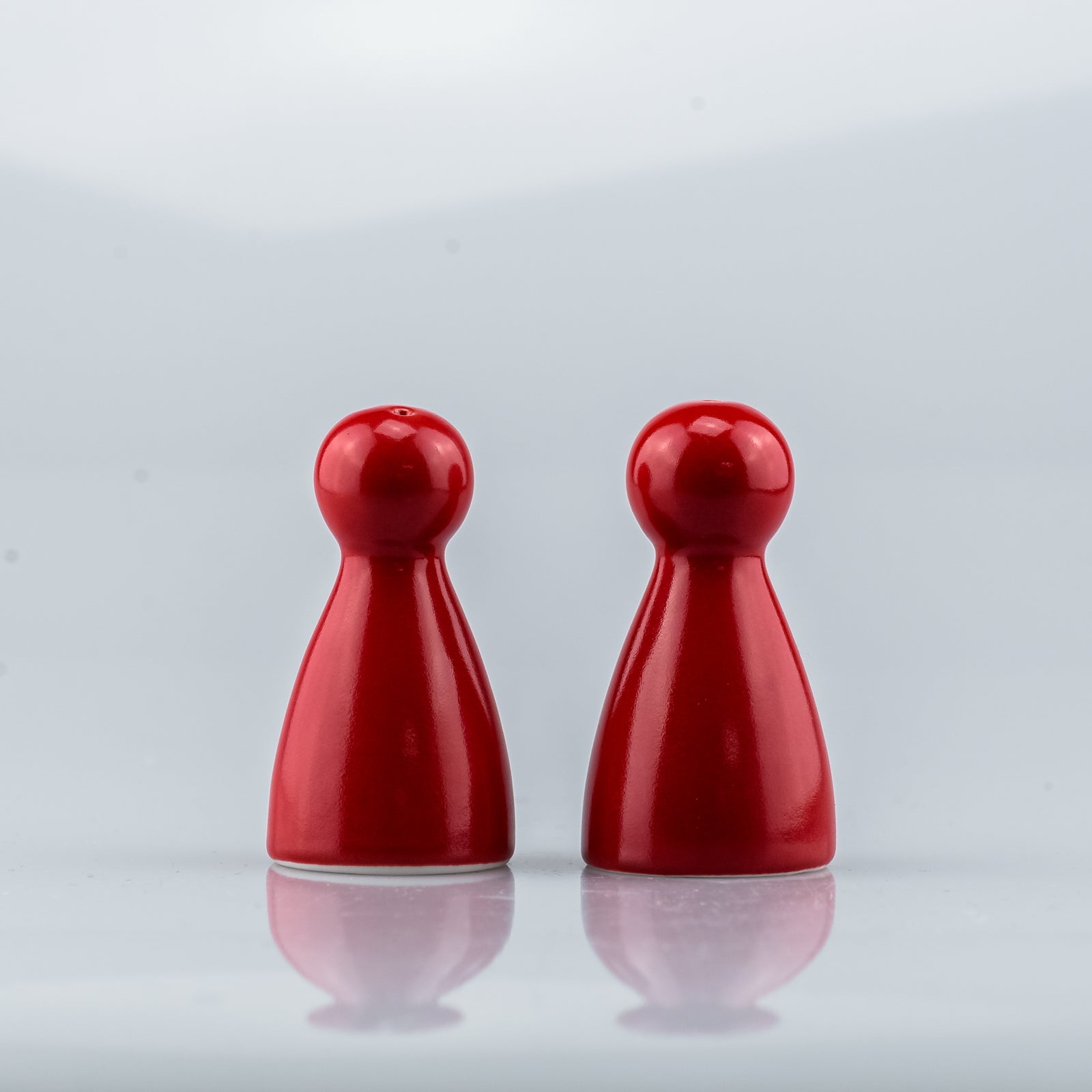 Rot Peppy & Sally 8cm Salzstreuer Pfefferstreuer 2er Set Porzellan – stilvolles Wohnaccessoire & Dekoartikel aus Europa