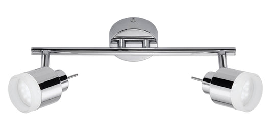 LED Deckenstrahler Badezimmer 2-flammig Chrom IP44 – Strahler / Spotbeleuchtung