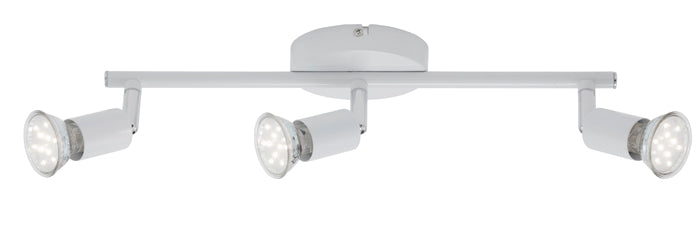 3er LED Deckenstrahler weiß inkl. GU10 3W schwenkbar SIMPLE – Strahler / Spotbeleuchtung