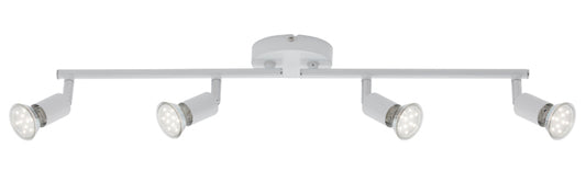 4er LED Deckenstrahler weiß inkl. GU10 3W schwenkbar SIMPLE – Strahler / Spotbeleuchtung