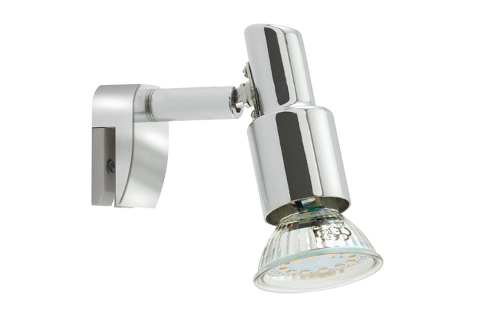 Bad Spiegelleuchte zum klemmen Chrom schwenkbar inkl GU10 LED