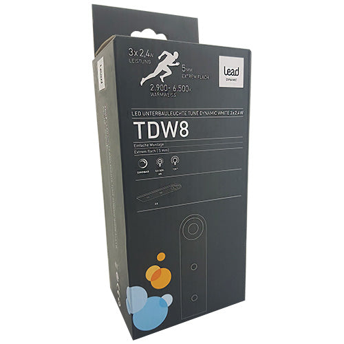 3er Set TDW8 LED-Unterbauleuchte TUNE DYNAMIC dimmbar & Lichtfarbe wechselbar