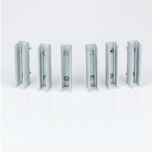 6er Pack Befestigungshalter Alu für LED Neon Flex Lichtschlauch