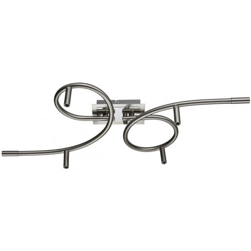 Armatur Deckenlampe 6 flammig geschwungen Chrom Esto Vario