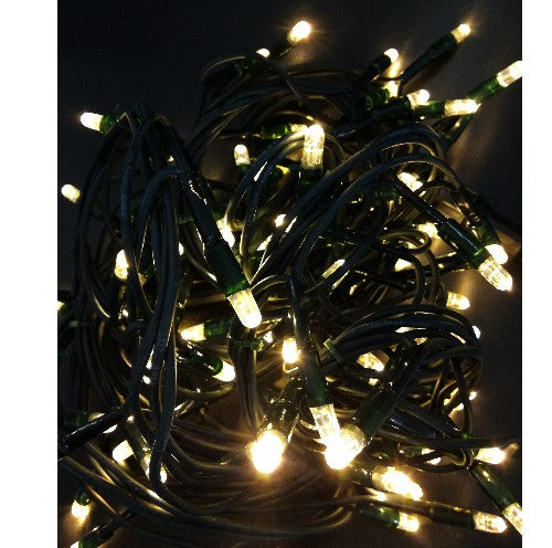 Außen Lichterkette LED 80er warmweiß einstellbar 4m – LED Außenlichterkette wetterfest für Garten & Terrasse