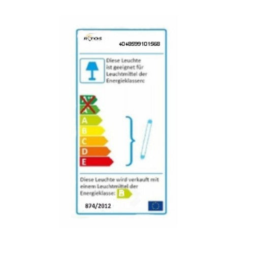 18W Lichtleiste in Weiß freistrahlend Tageslicht