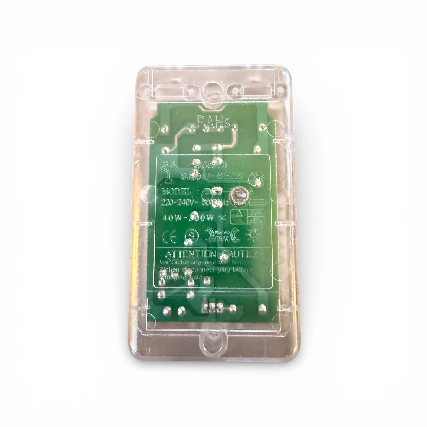Baon Shin Ya BSY-996A 240V 300W Fußdimmer transparent – Sliding Dimmer 80-300W
