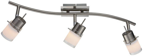 Armatur Deckenlampe 3 flammig 55cm Chrom eckig ESTO Vario Home