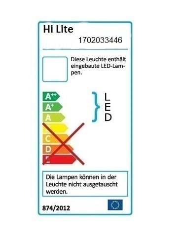 Bern Plus S LED-Unterbauleuchte 2x3W silber 53cm Bewegungssensor