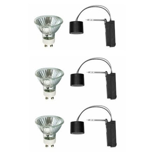 3er Set Halogen 35W Coin für Einbauleuchten Paulmann 997.54 – Einbaustrahler dimmbar, 51mm