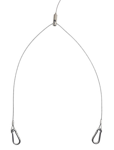 Seilabhängung verstellbar LED Panel 2er Set Montageset 1,5m Karabinerhaken