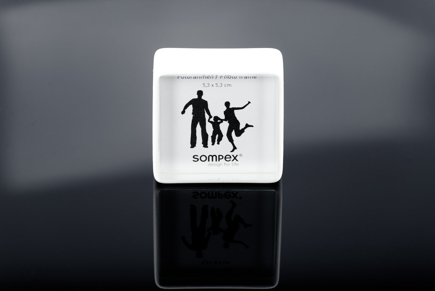 Mini Bilderrahmen Fotorahmen 5 x 5 cm weiß 41871 Sompex – stilvolles Wohnaccessoire & Dekoartikel aus Europa