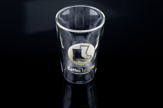 Thermoglas 250ml 'Coffee to stay' Thermobecher – stilvolles Wohnaccessoire & Dekoartikel aus Europa