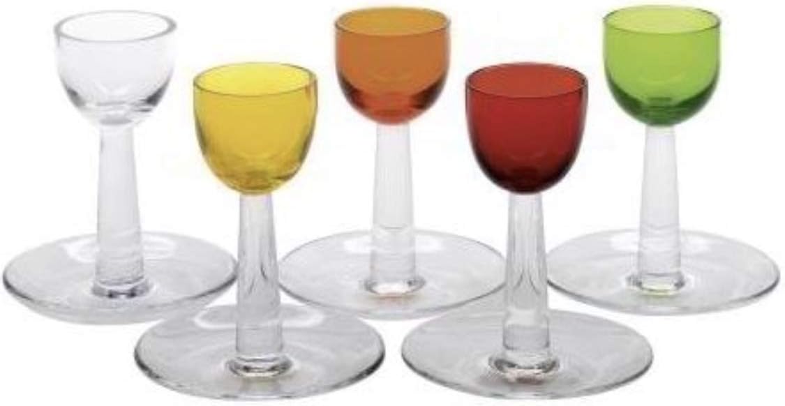Glas Eierbecher 2er Set Eierhalter 70er Retro Ei-Pott