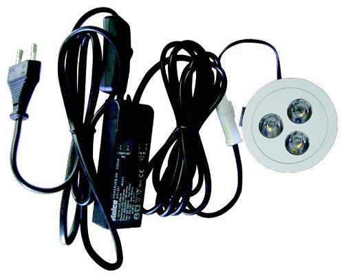 Power LED Einbaustrahler mit Treiber 3W 6500K Rio Kit – Einbaustrahler IP43, 21mm