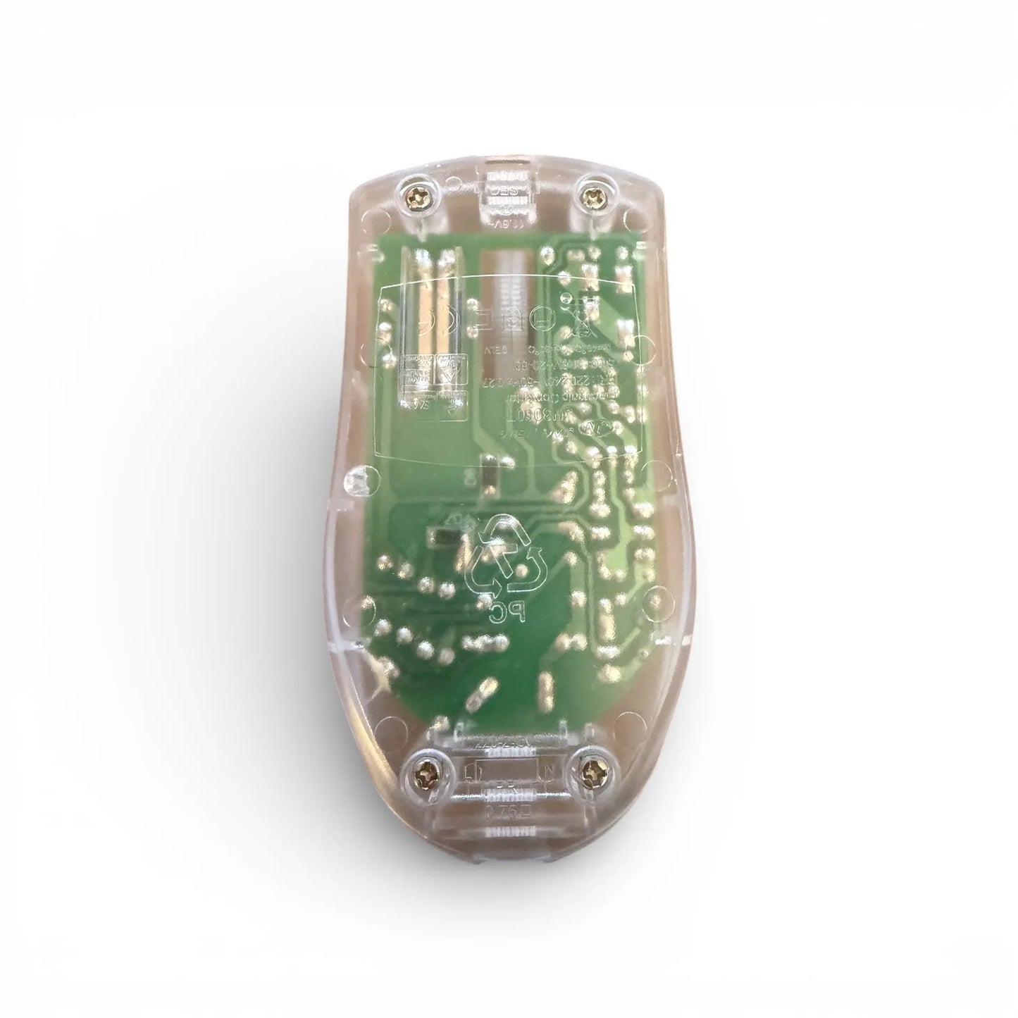 Schnurtrafo mit Dimmer 20–60W Transparent Mausform