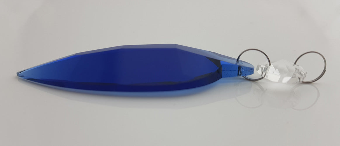 Kristall Anhänger Ersatzkristall Kronleuchter blau