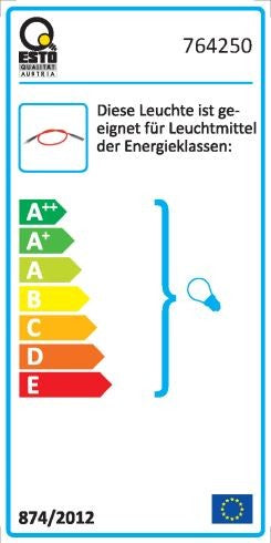 Lampenkabel rot ESTO Vario Home LED 58 cm Pendel Textil