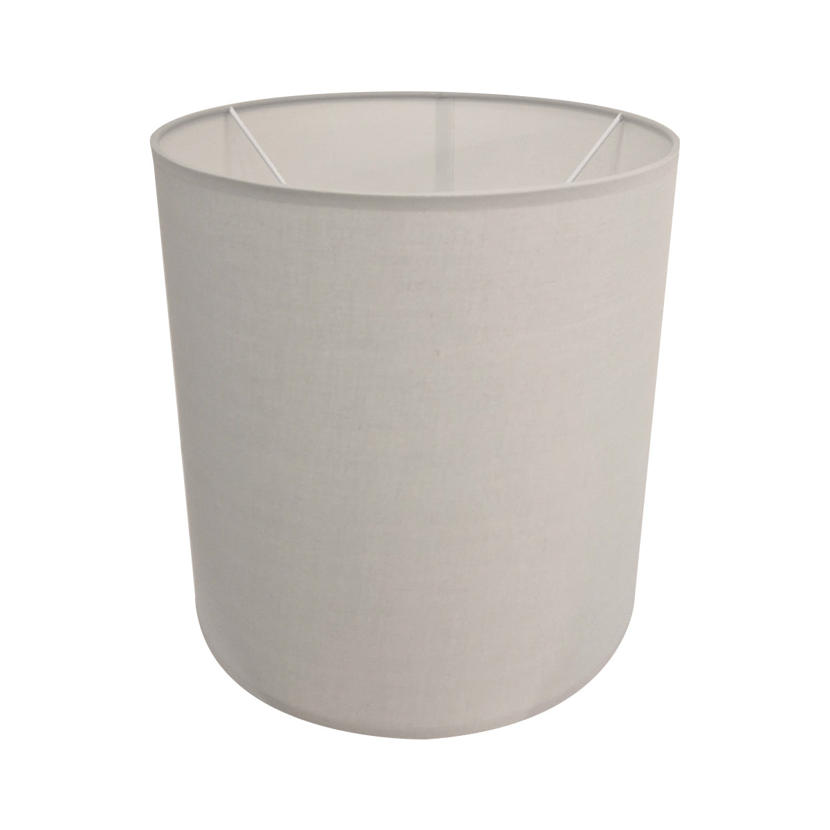 Lampenschirm grau 35cm rund E27 für Stehlampe, Hängelampe & Tischlampe – Lampenschirm Stoff