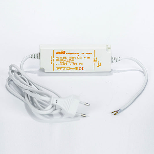 LED Trafo Driver Konstantstrom 700mA 12W 220-240V IP66 – LED-Treiber 24V 12V dimmbar