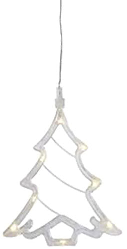 LED Fensterdeko Tannenbaum klar Weihnachten – Weihnachtsdeko LED