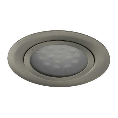 LED Möbeleinbauleuchte MEBLED Rund 12V – Einbaustrahler IP20, schwenkbar, dimmbar