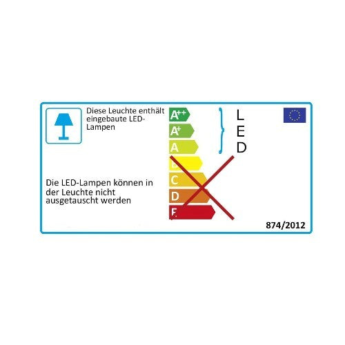 LED Unterbauleuchte mit Schalter 32cm rund