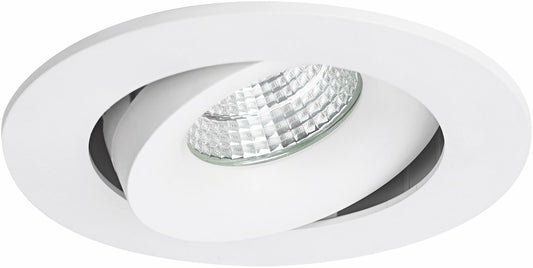 LED Downlight MD-70 Tune weiß LED Spot mit breiten Rahmen 80mm 9W dim to warm weiß IP44 – Einbaustrahler IP44, schwenkbar, di