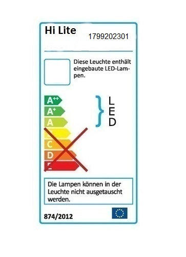 LED Unterschrankleuchte Wien 89 cm mit Schalter & Stecker 20W