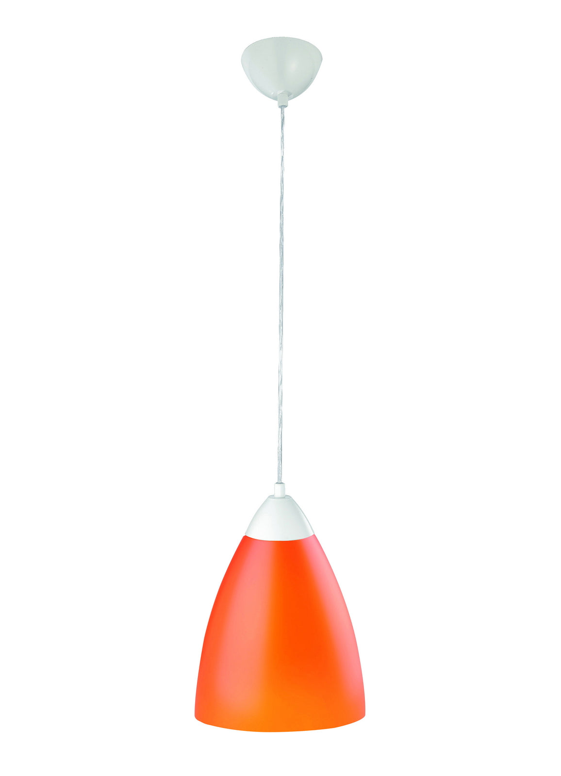 Pendelleuchte Acrylic Orange 216461 – Pendelleuchte dimmbar, höhenverstellbar, E27