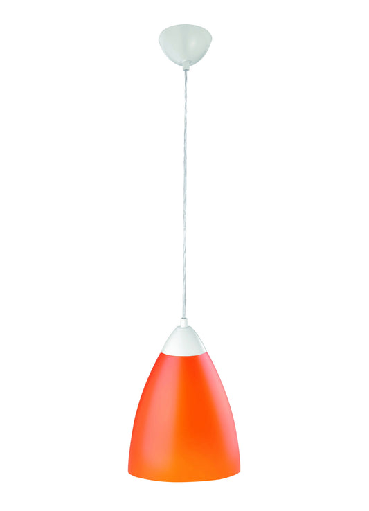 Pendelleuchte Acrylic Orange 216461 – Pendelleuchte dimmbar, höhenverstellbar, E27