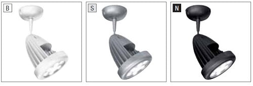 27W LED 3-Phasen Strahler Retail grau