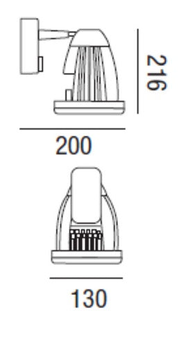 27W LED 3-Phasen Strahler Retail grau