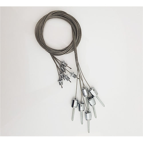 RHI145 Seilabhängung 6er Set für Panel 145 cm stufenlos einstellbar