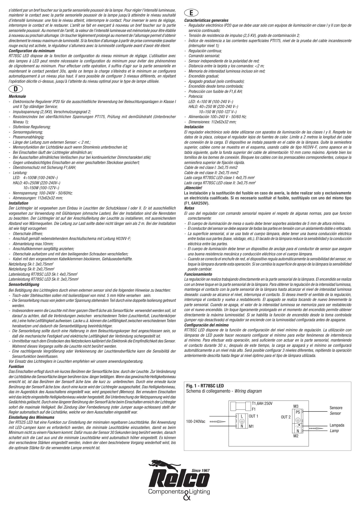 Technische Details / Montagehinweise