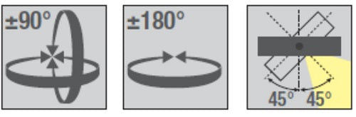 3-Phasen Strahler 40W LED Axolute 1 Chameleon grau