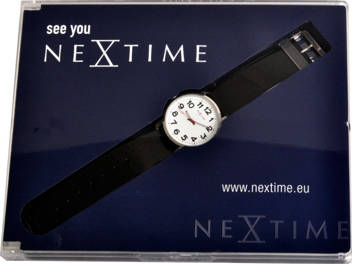 Armbanduhr Herren Station Nextime 6006, schwarz neue batterie