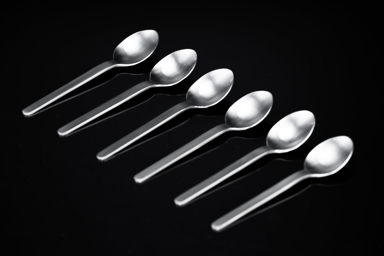 Luna 30705 Espressolöffelset 6er Edelstahl 18/10 matt Espresso Löffel – stilvolles Wohnaccessoire & Dekoartikel aus Europa