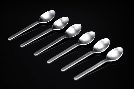 Luna 30705 Espressolöffelset 6er Edelstahl 18/10 matt Espresso Löffel – stilvolles Wohnaccessoire & Dekoartikel aus Europa