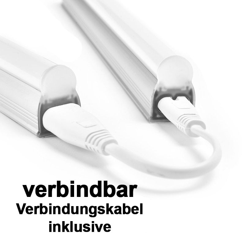 Unterschrankleuchte LED silber mit Schalter 90cm für Steckdose verbindbar