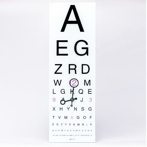 Wanduhr Eyesight Quarzuhr Sehtafel von Nextime 3067