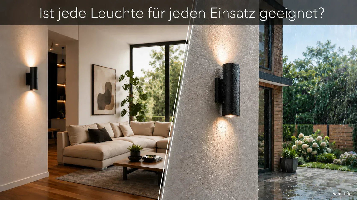 IP Schutzarten IP20 IP44 IP65 für Leuchten – Ratgeber von Saasil