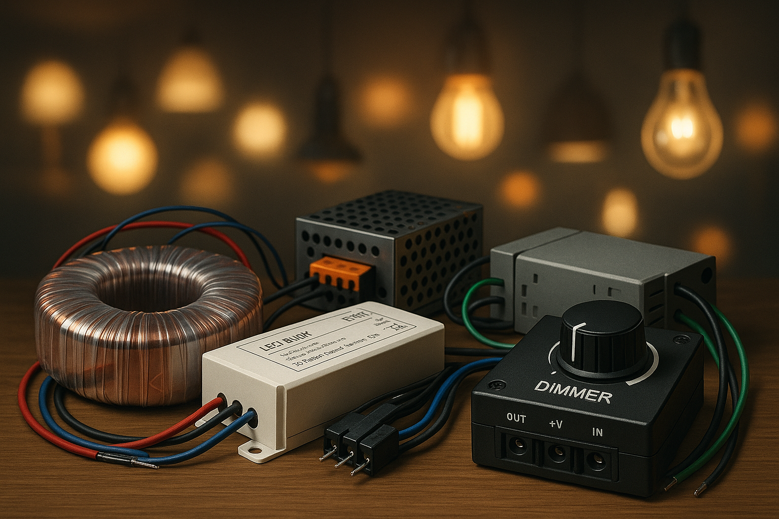 Trafos, LED-Treiber, Konverter, Transformatoren & Vorschaltgeräte