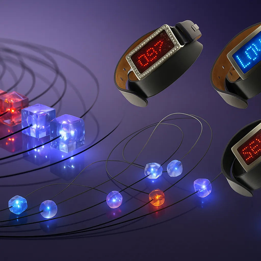 LED Schmuck – Firejewel Halsketten, Armbänder & LED Gürtel