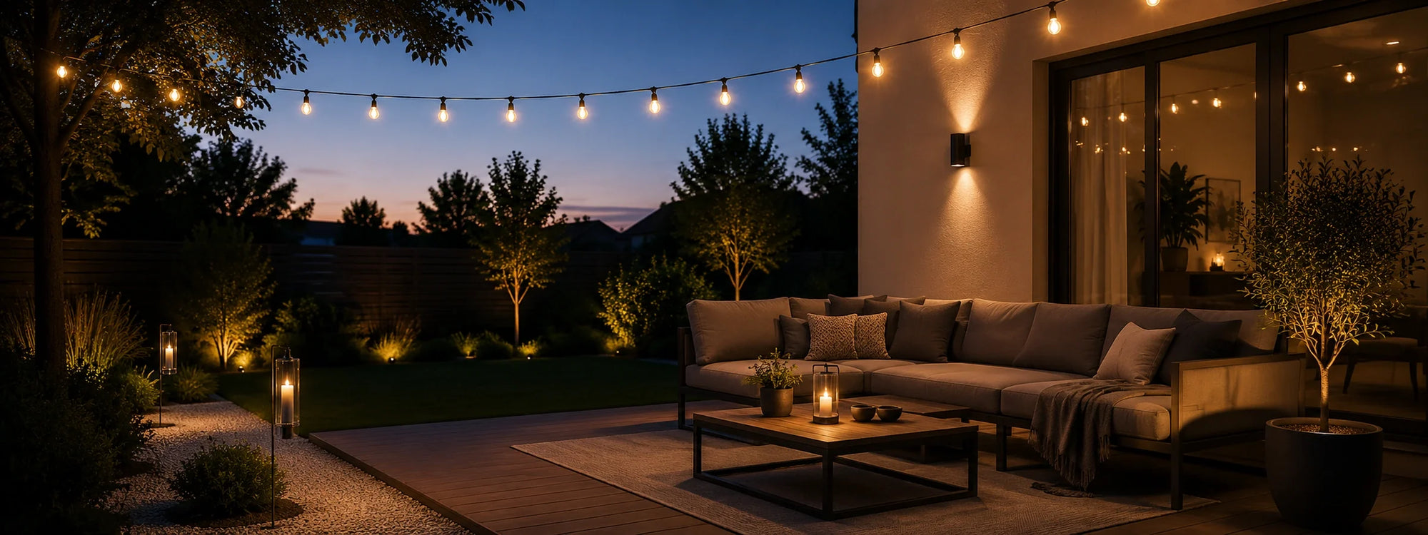Lichterketten & Deko für Outdoor