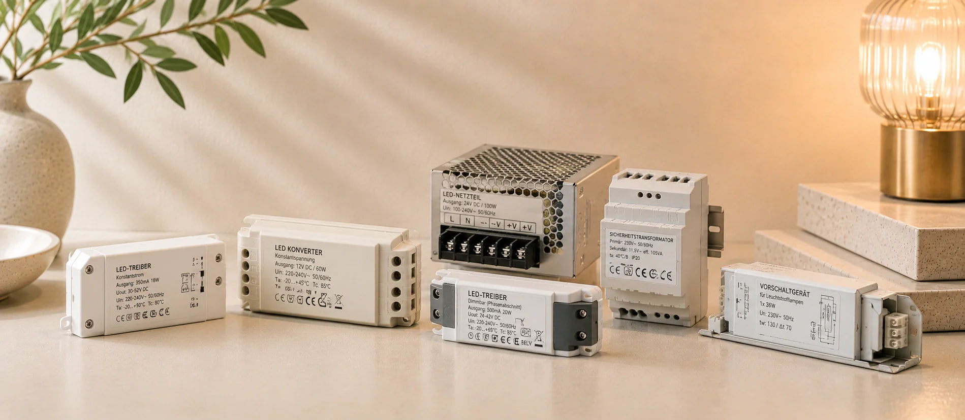 Trafos, LED-Treiber, Konverter, Transformatoren & Vorschaltgeräte