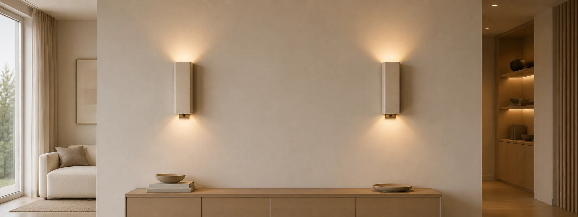 Wandleuchten & Wandlampen – LED, Design, Up & Down, mit Schalter & beleuchtete Garderoben